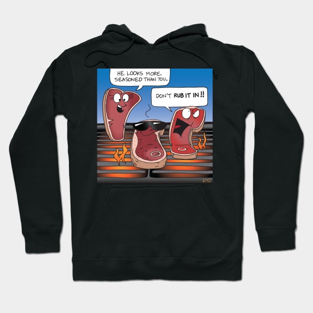 Steak Rub Hoodie by Robert Schrooten